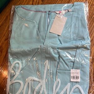 Boden ice blue sleeveless dress 16/18.    Helena chino dress